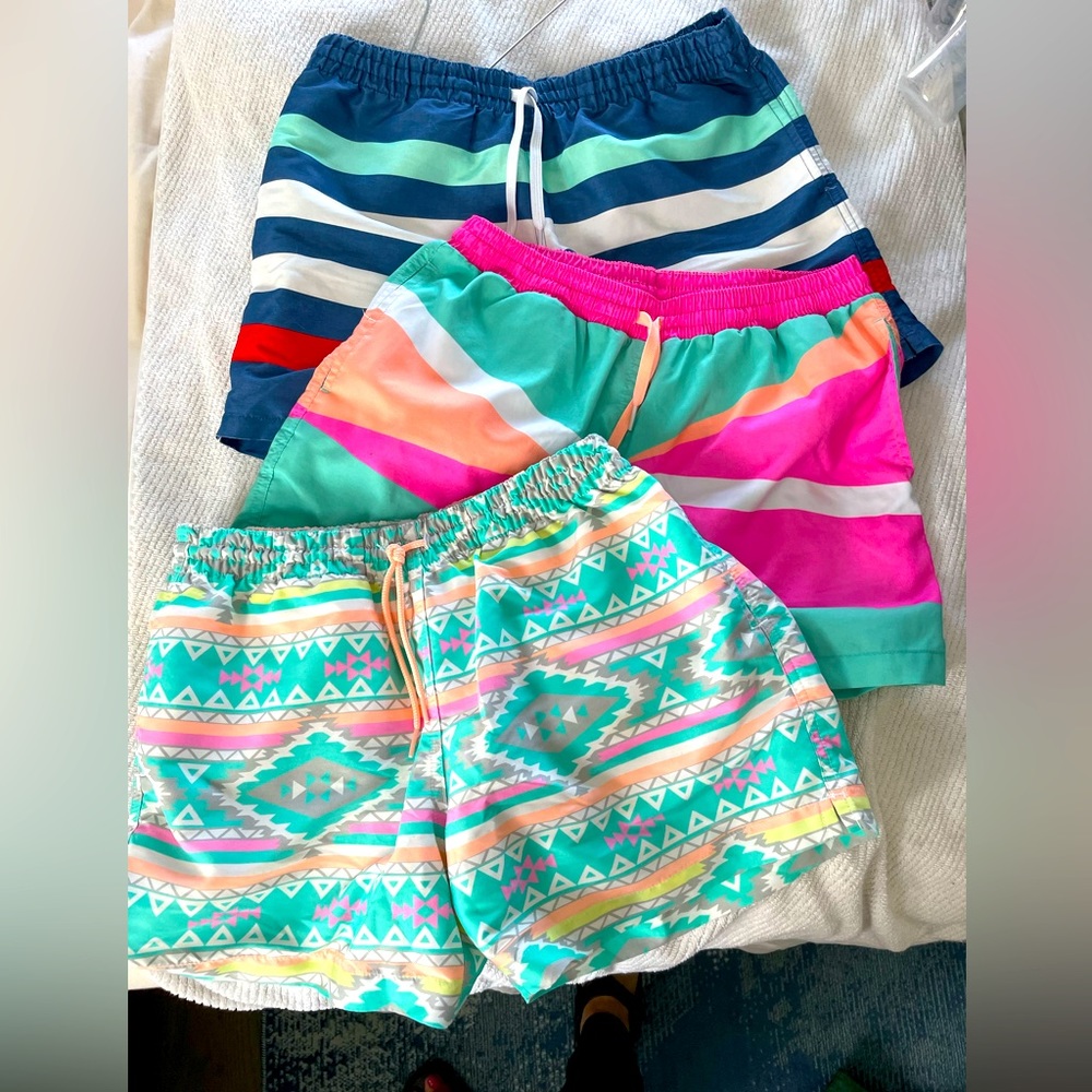 🍍🕶 CHUBBIES Mens Swim Trunks Shorts BUNDLE!